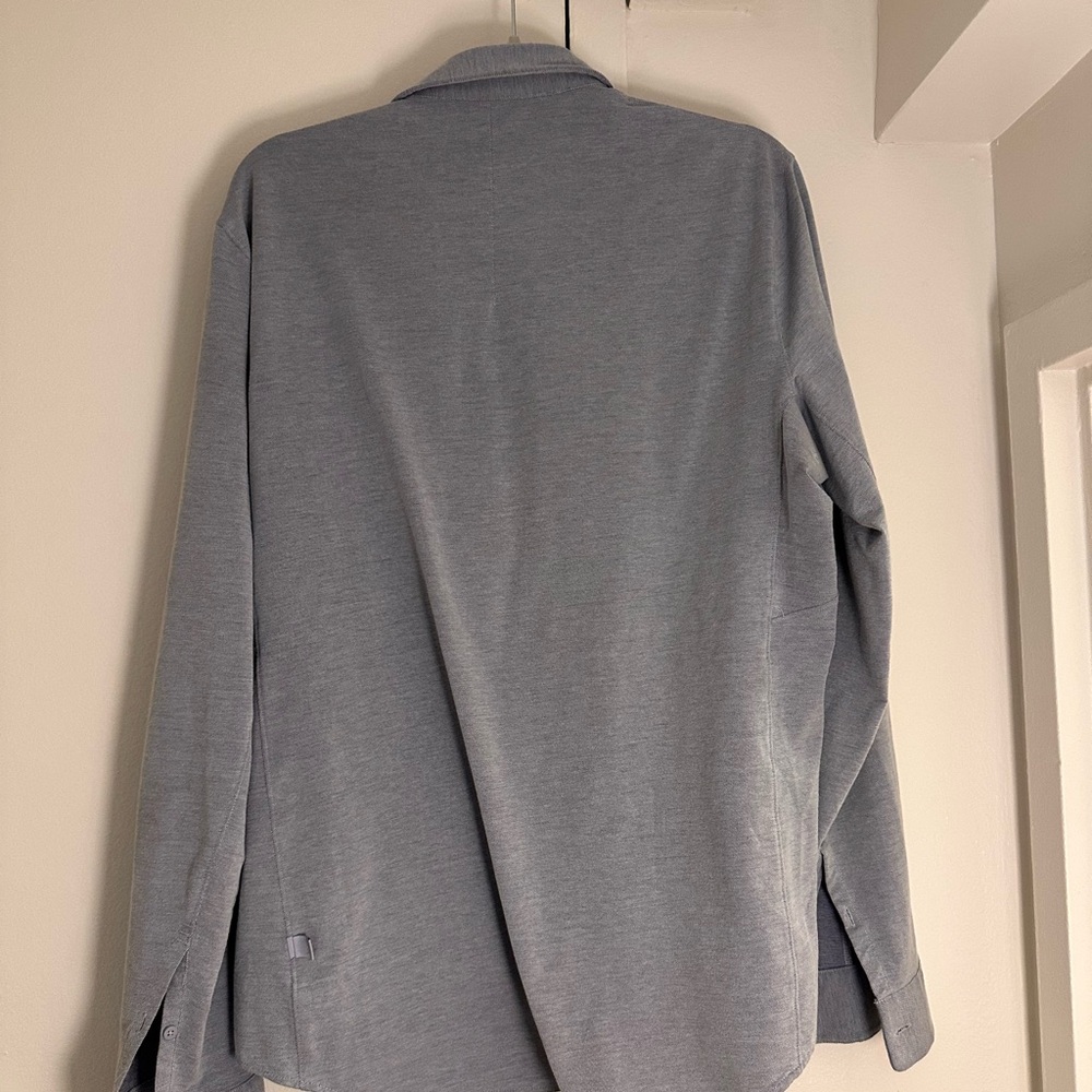 Lululemon Light Blue Button Down - image 4